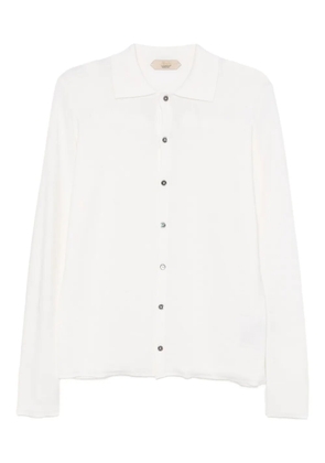 Aurélien Aur knitted shirt - Neutrals