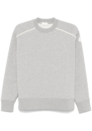 Moncler mélange-effect sweatshirt - Grey