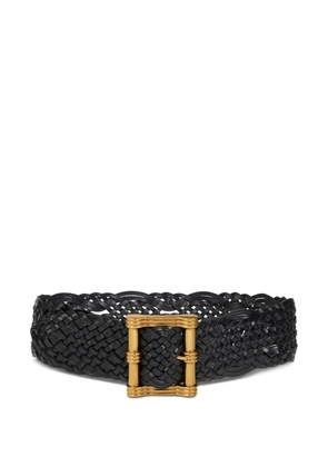 ETRO woven leather belt - Black