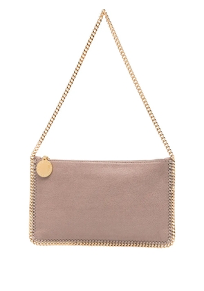 Stella McCartney Falabella chain-trimmed shoulder bag - Brown