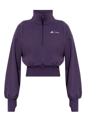 adidas x Moon Boot ribbed zip-up sweater - Purple