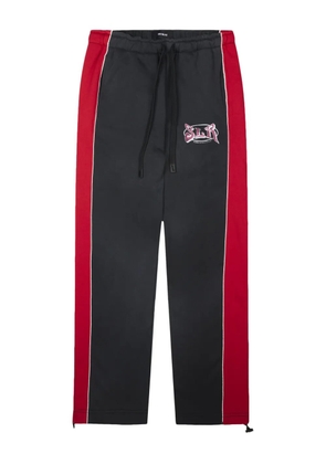Nahmias striped wide sweatpants - Black