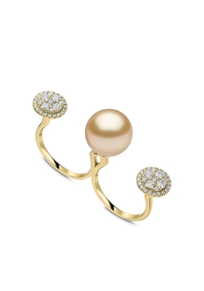 Yoko London Glitz pearl and diamond ring - Gold