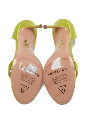 Aquazzura Uptown D'Orsay satin sandals - Green