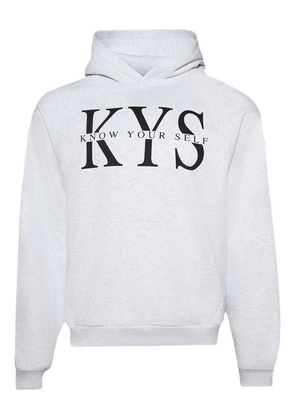 Praying KYS logo hoodie - Grey