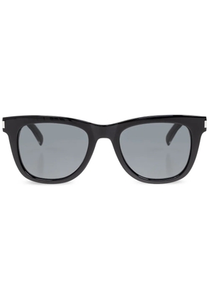 Saint Laurent Eyewear logo-engraved sunglasses - Black