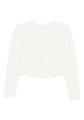 LoveShackFancy Rogan cardigan - Neutrals