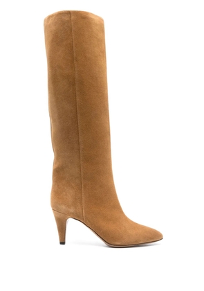 ISABEL MARANT 75mm Laspi boots - Brown
