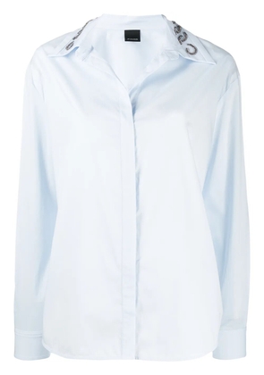 PINKO embellished collar shirt - Blue