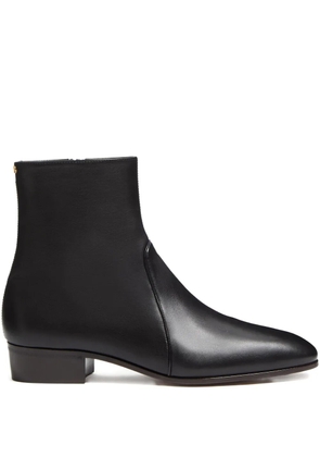 Valentino Garavani Pat VLogo Signature zip-up boots - Black