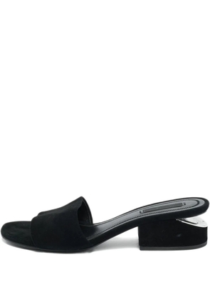 Pre-Owned Alexander Wang open-toe block-heel sandals - Black