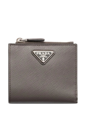 Prada Saffiano leather cardholder - Grey