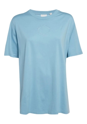 Burberry Pre-Owned embroidered-logo T-shirt - Blue