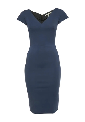 Victoria Beckham V-neck mini dress - Blue