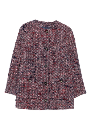 Gucci tweed button-fastening jacket - Blue
