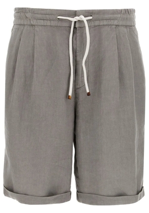 Brunello Cucinelli linen shorts - Grey