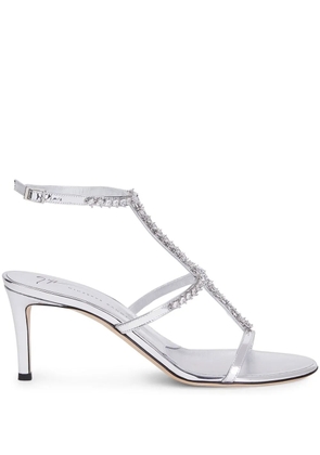Giuseppe Zanotti 70mm Minnah sandals - Silver