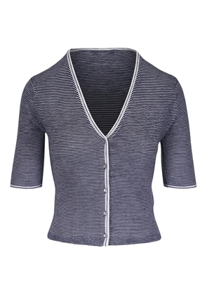 Vince striped button cardigan - Blue