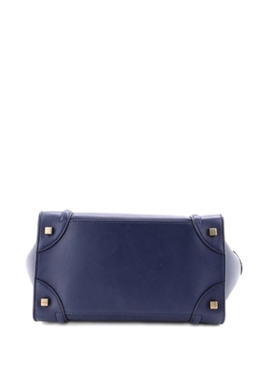 Celine Pre-Owned Luggage Bag Smooth Leather Mini tote bag - Blue