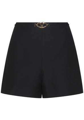 Valentino Garavani logo-plaque shorts - Black
