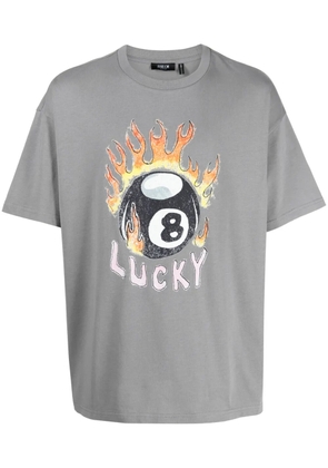 FIVE CM graphic-print cotton T-shirt - Grey