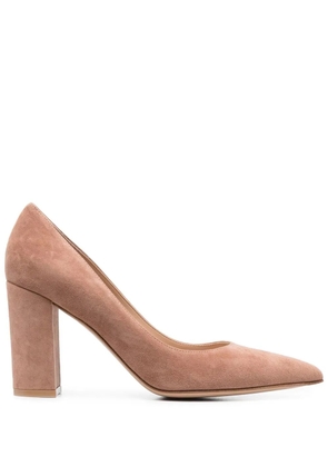 Gianvito Rossi Piper 85mm pointed-toe pumps - Neutrals