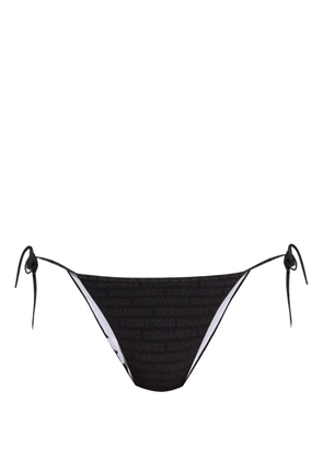 DSQUARED2 Logo-printed bikini - Black