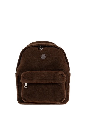 Moncler fleece backpack - Brown