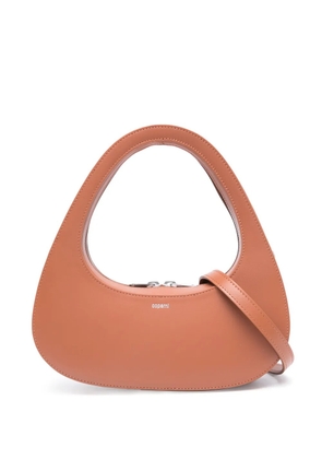 Coperni Swipe leather shoulder bag - Brown