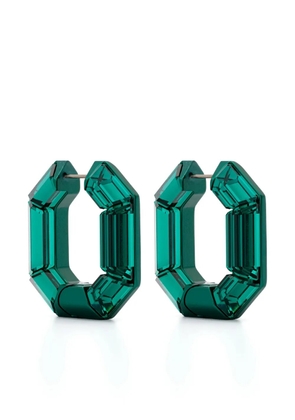 Swarovski Lucent hoop earrings - Green