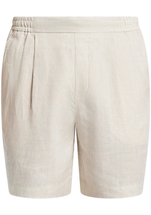 CHÉ linen shorts - Neutrals
