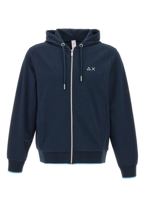 Sun68 zip-up hoodie - Blue