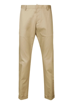 DSQUARED2 cropped chino trousers - Neutrals