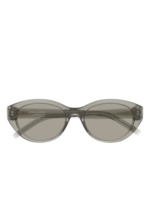 Saint Laurent Eyewear oval-frame sunglasses - Grey
