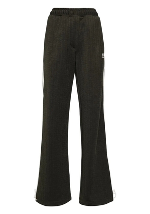 Golden Goose logo-print track pants - Green