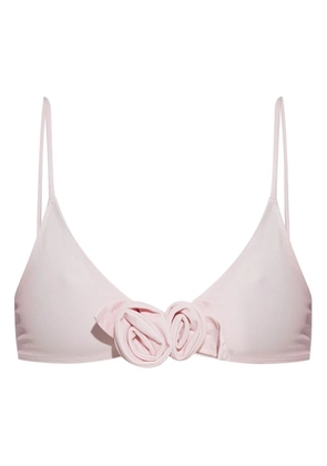 Coperni floral-motif bikini top - Pink