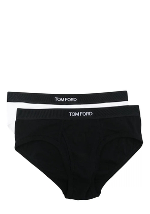 TOM FORD logo-print cotton briefs - White