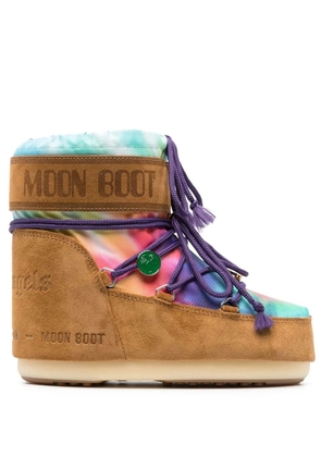 Palm Angels logo-print detail ski boots - Brown