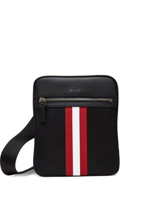 Bally striped messenger bag - Black