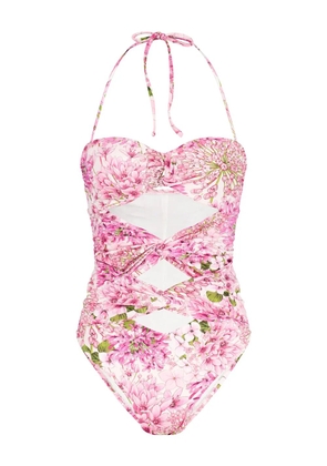 Giambattista Valli Saint-Rémy cut-out swimsuit - Pink
