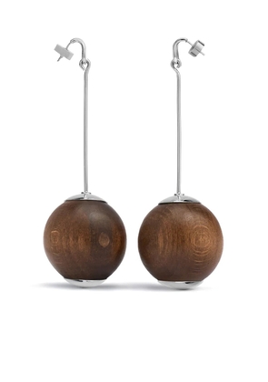 Jacquemus Les Grandes Boucles Nodo earrings - Silver