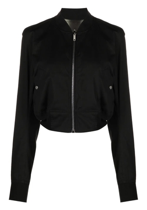 Rick Owens cropped bomber jacket - Black
