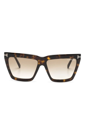 TOM FORD Eyewear Eden cat-eye sunglasses - Brown