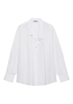 Prada poplin button-fastening shirt - White
