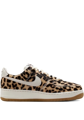 Nike Air Force 1 leopard-print low-top sneakers - Brown
