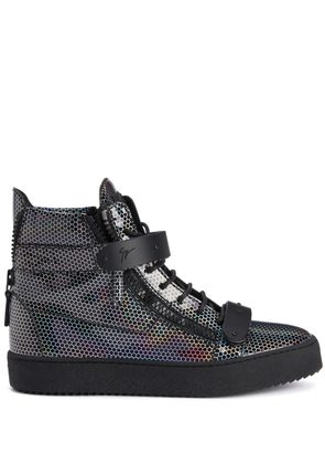 Giuseppe Zanotti Coby double-straps mid-top sneakers - Black