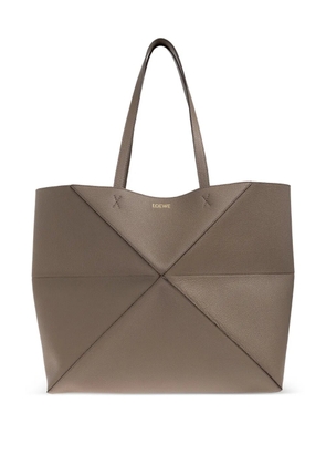 LOEWE medium Puzzle Fold tote bag - Brown