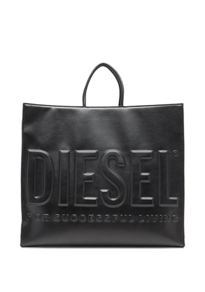 Diesel Dsl 3D Shopper Ew X embossed tote bag - Black