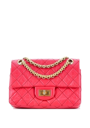 CHANEL Pre-Owned Reissue 2.55 Flap Bag Quilted Aged Calfskin Mini crossbody bag - Pink