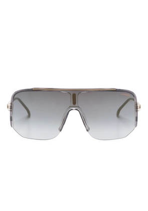 Carrera 1060/S logo-print shield-frame sunglasses - Grey